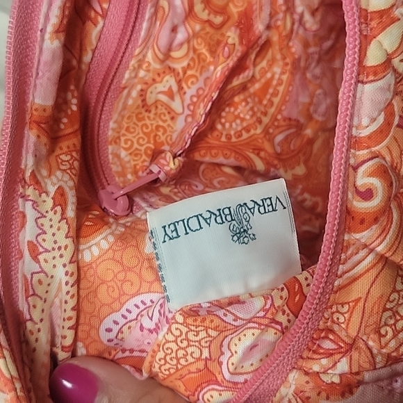 Vera Bradley Orange and Pink Shoulder Bag - Picture 5 of 5